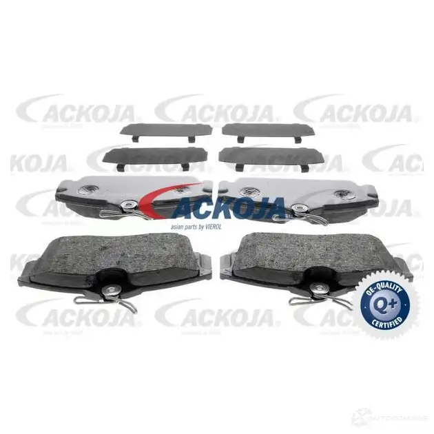 Тормозные колодки, комплект ACKOJA 1424779260 OA2 XYM 4062375084890 a380048