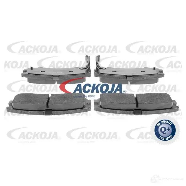 Тормозные колодки, комплект ACKOJA a370007 4062375085514 1424779233 29 Y67PA