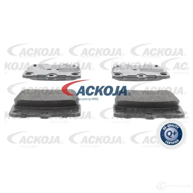 Тормозные колодки, комплект ACKOJA 4062375085323 a700026 1424641717 X30HQA D