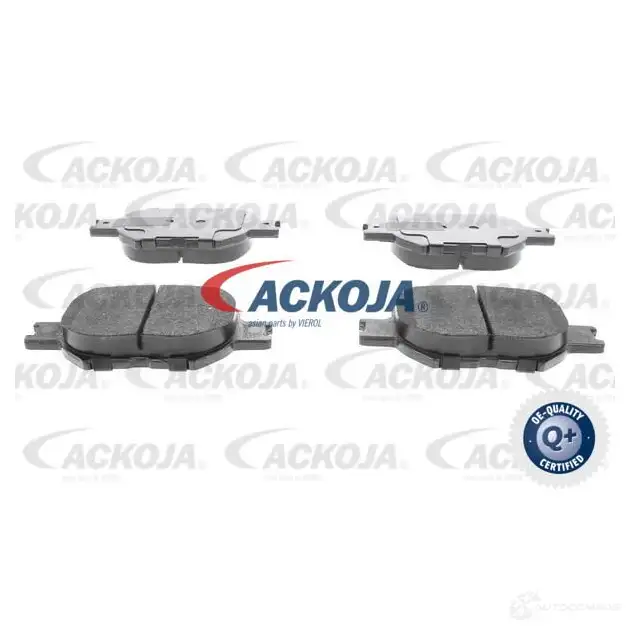 Тормозные колодки, комплект ACKOJA 4062375085118 1 KDUP a700053 1424641739 изображение 0