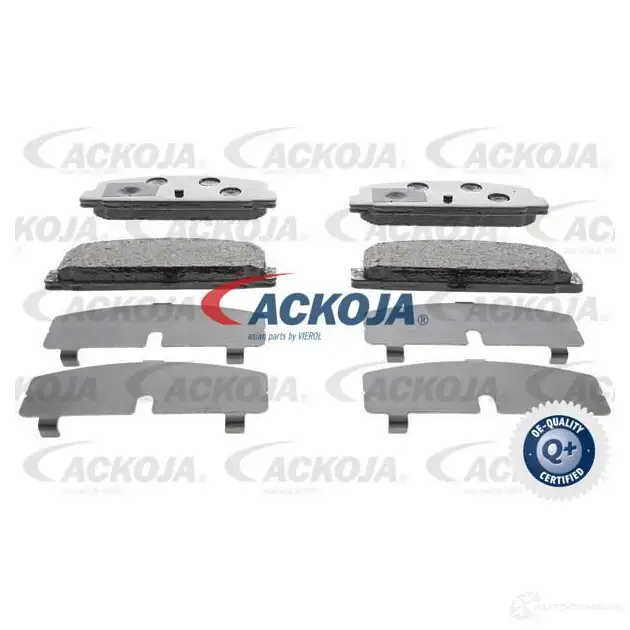Тормозные колодки, комплект ACKOJA 1424779223 a320129 XO JY1EC 4062375085477 изображение 0