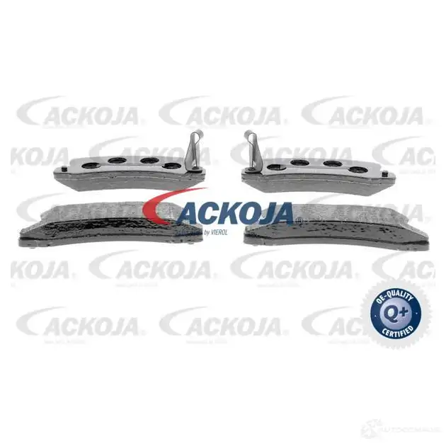 Тормозные колодки, комплект ACKOJA a700051 1424641737 4062375085095 EJ0EMJ 8 изображение 0