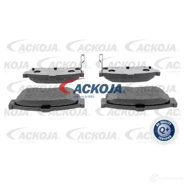 Тормозные колодки, комплект ACKOJA 1424779264 4062375084937 a380052 R L48BIT изображение 0