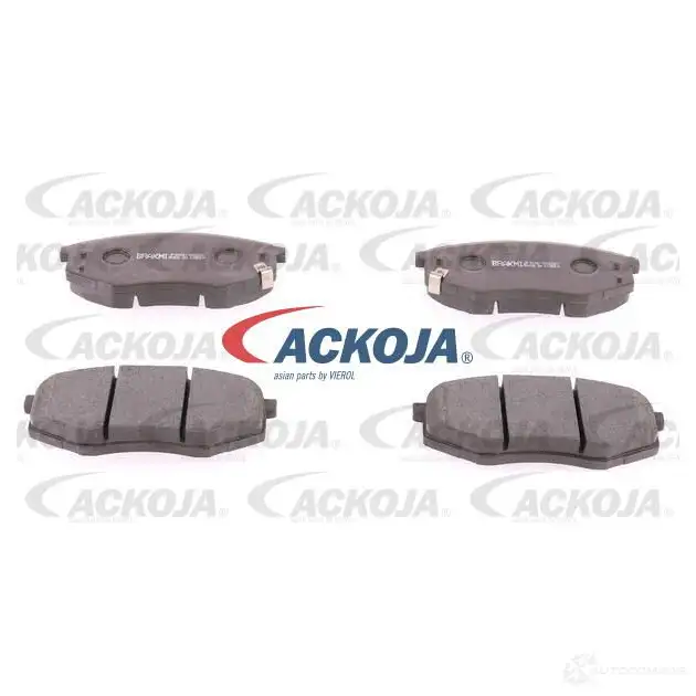 Тормозные колодки, комплект ACKOJA 4046001916915 1424779310 9NXEL CV a522118