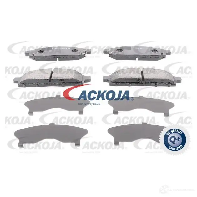 Тормозные колодки, комплект ACKOJA W98 UK1 a370028 1424779248 4062375084784 изображение 0
