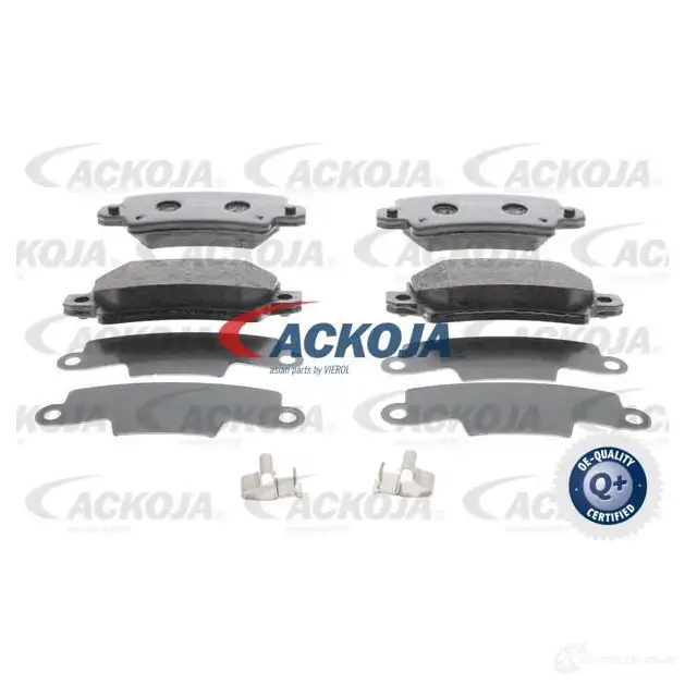 Тормозные колодки, комплект ACKOJA 1424641726 T WOL88 a700035 4062375084982