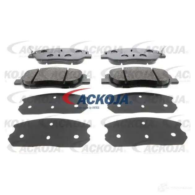 Тормозные колодки, комплект ACKOJA 4062375099894 1424779290 O WX60S a520293