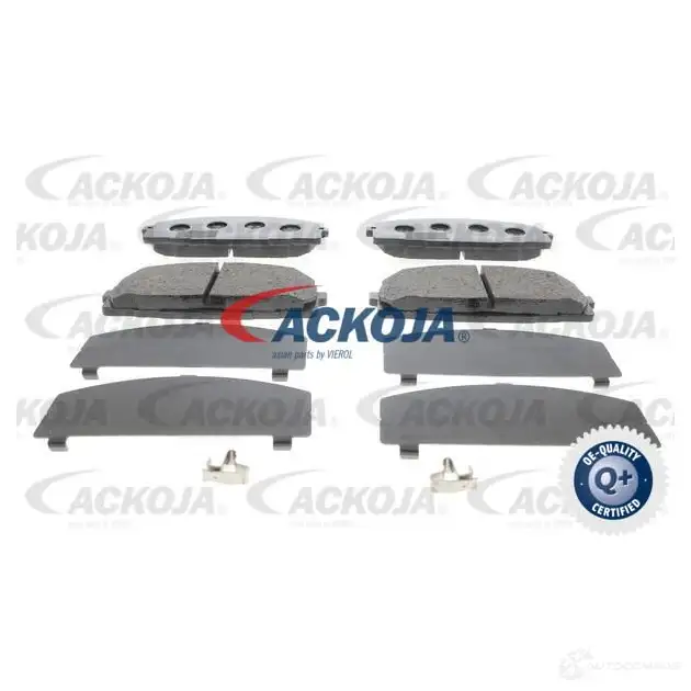 Тормозные колодки, комплект ACKOJA 4062375085293 1424641714 LW UTQ a700023