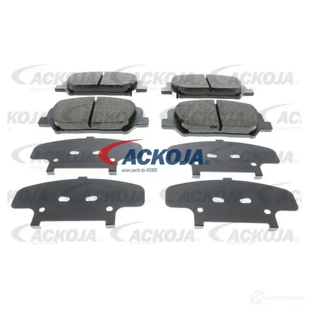 Тормозные колодки, комплект ACKOJA R BD5O 1424779291 4062375099900 a520294 изображение 0
