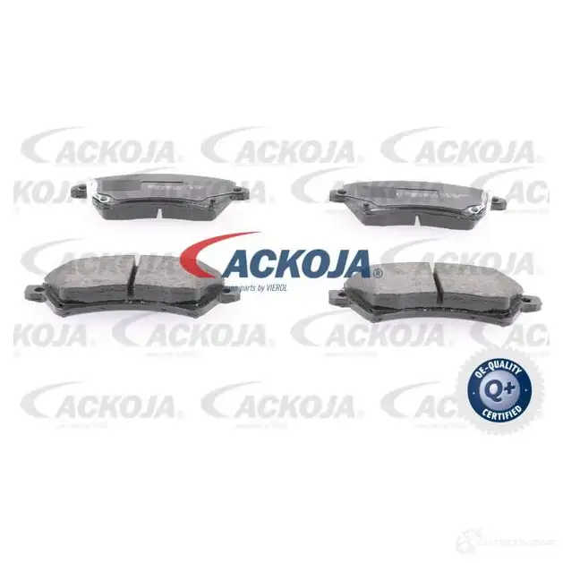 Тормозные колодки, комплект ACKOJA 1424641723 AX 82B3D a700032 4062375085385