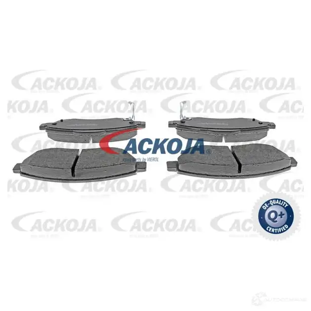 Тормозные колодки, комплект ACKOJA Z2BG A 1437287235 a260092