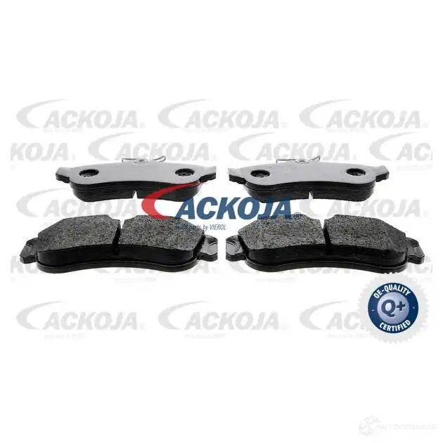 Тормозные колодки, комплект ACKOJA a380051 4062375084920 TYEM 5 1424779263 изображение 0
