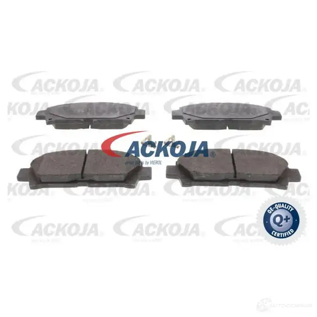 Тормозные колодки, комплект ACKOJA 4062375085101 a700052 J NNS9 1424641738