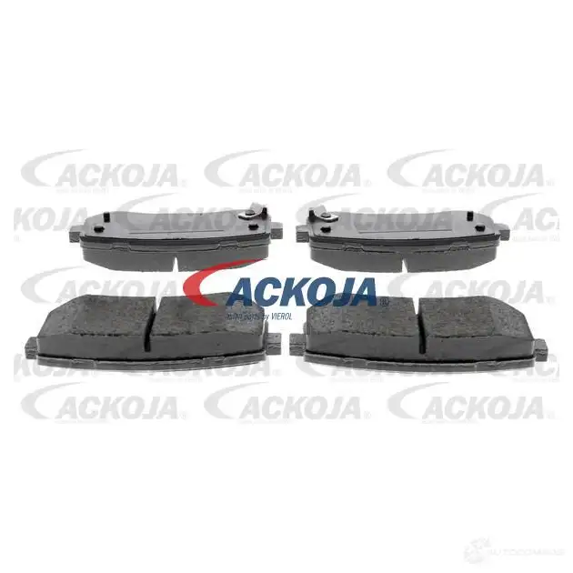 Тормозные колодки, комплект ACKOJA 1424779280 V0F TO 4062375085217 a520070