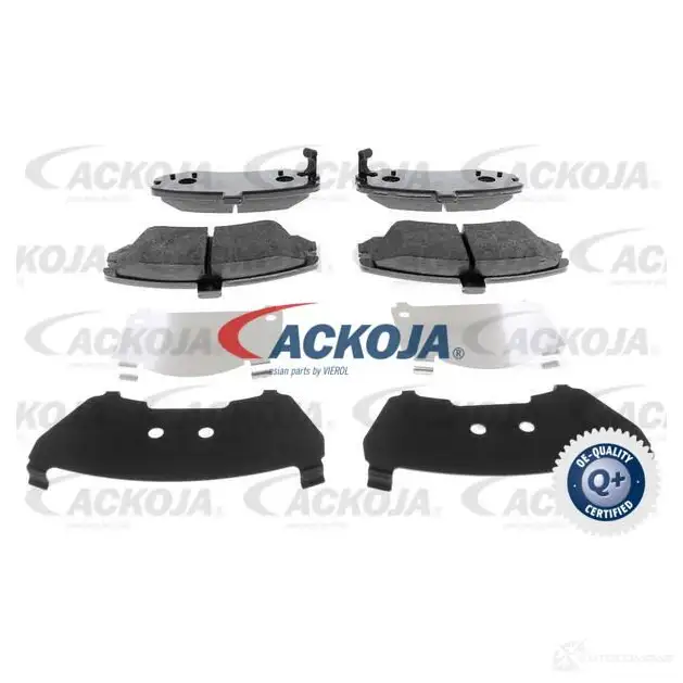 Тормозные колодки, комплект ACKOJA 4062375099740 a520142 Y 2M0M3 1424779284