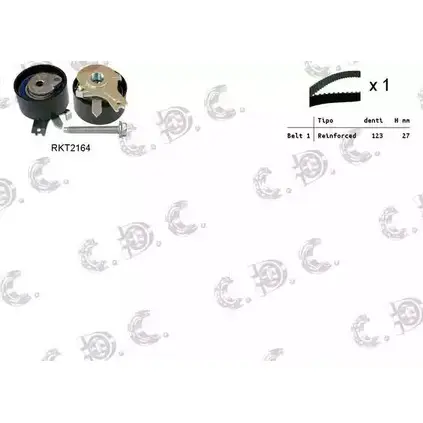 Комплект ремня ГРМ REPKIT ASTK0863 RKTK0863 1194459468 0 4.5052