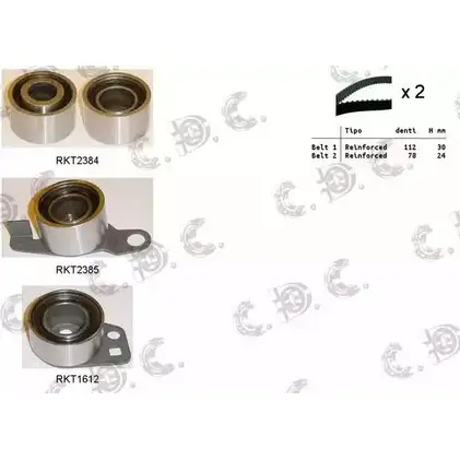 Комплект ремня ГРМ REPKIT ASTK0952C 1194459710 RKTK0952C 04. 5141C изображение 0