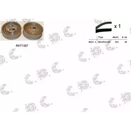 Комплект ремня ГРМ REPKIT 1194459866 ASTK1026 RKTK1026 04 .5215 изображение 0