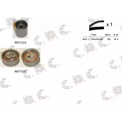Комплект ремня ГРМ REPKIT ASTK1050 04 .5239 RKTK1050 1194459916