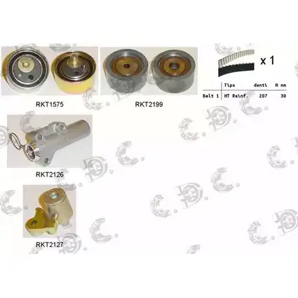 Комплект ремня ГРМ REPKIT ASTK1077 04 .5266 RKTK1077 1194459982