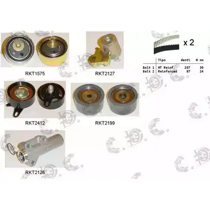 Комплект ремня ГРМ REPKIT 1194459984 04.5 266C ASTK1077C RKTK1077C