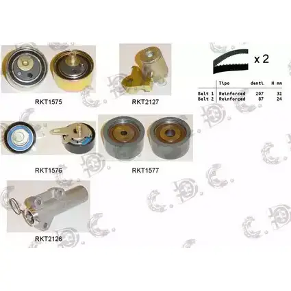 Комплект ремня ГРМ REPKIT 04.52 67C 1194459988 ASTK1078C RKTK1078C