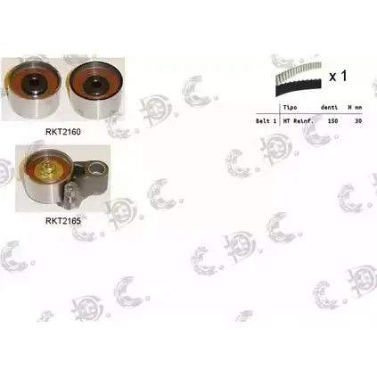 Комплект ремня ГРМ REPKIT 04. 5271 RKTK1082 ASTK1082 1194460000 изображение 0