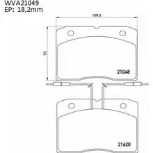 Тормозные колодки, дисковые, комплект AUTOMOTOR FRANCE 78CME0C 1194460442 ABP3071 2104 9