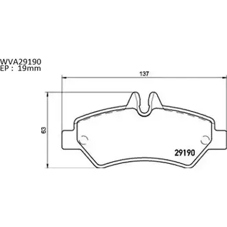 Тормозные колодки, дисковые, комплект AUTOMOTOR FRANCE 291 90 MV1AP PBP6920 1194461044
