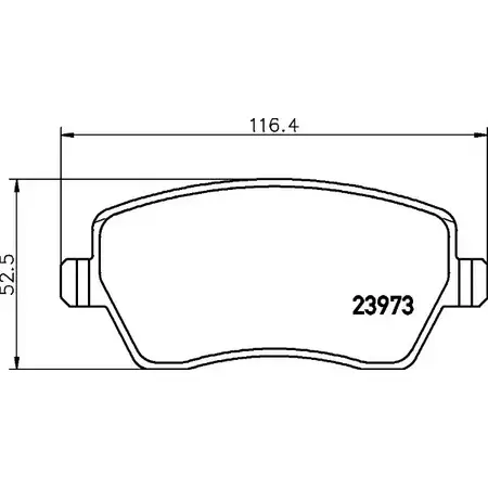 Тормозные колодки, дисковые, комплект BELACO 9UGI7Z1 1194462169 BC1617 239 73