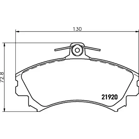 Тормозные колодки, дисковые, комплект BELACO 2 1920 TW4GU BC1738 1194462308