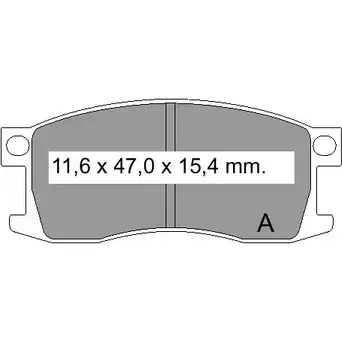 Тормозные колодки, дисковые, комплект VEMA 2 0735 832280 KUP2OH 1194463849 изображение 0