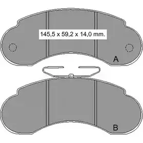 Тормозные колодки, дисковые, комплект VEMA JRRA4PS 834841 2 0932 1194464245 изображение 0