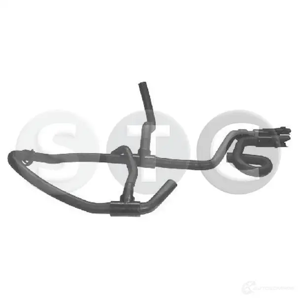 Патрубок печки, шланг теплообменника STC t408852 3807112 J3 3VG77