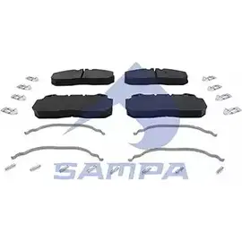 Тормозные колодки, дисковые, комплект SAMPA 1194500424 OG1Q75C 29 090 096.607 изображение 0