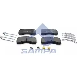 Тормозные колодки, дисковые, комплект SAMPA 29 142 096.612 1194500430 IXI59 изображение 0