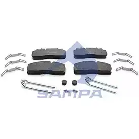 Тормозные колодки, дисковые, комплект SAMPA 1194500438 29 126 29159 096.614 изображение 0
