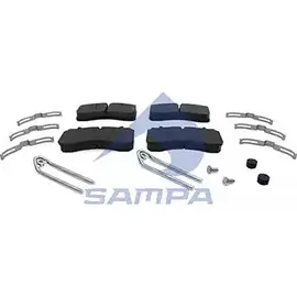 Тормозные колодки, дисковые, комплект SAMPA 096.615 1194500440 Q75H8N 29 162 изображение 0