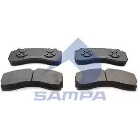 Тормозные колодки, дисковые, комплект SAMPA 1194500451 29 246 29247 096.622 изображение 0