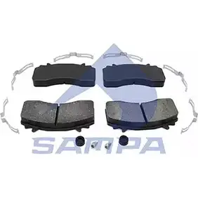 Тормозные колодки, дисковые, комплект SAMPA 29 279 1XVMZ 096.972 1194500500 изображение 0