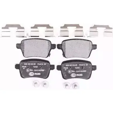 Тормозные колодки, дисковые, комплект HELLA PAGID 22 220 1194512555 8DB 355 024-651 22221 изображение 0
