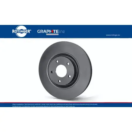 Тормозной диск ROTINGER RT 4561-GL 10V6A8N 1194553204 4561 -GL изображение 0