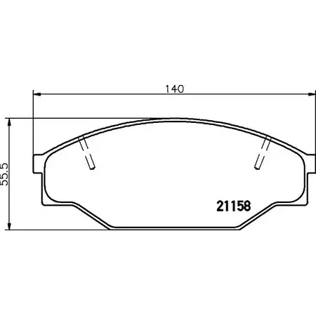 Тормозные колодки, дисковые, комплект COBREQ 7205D303 1194554273 N-847 2 1158