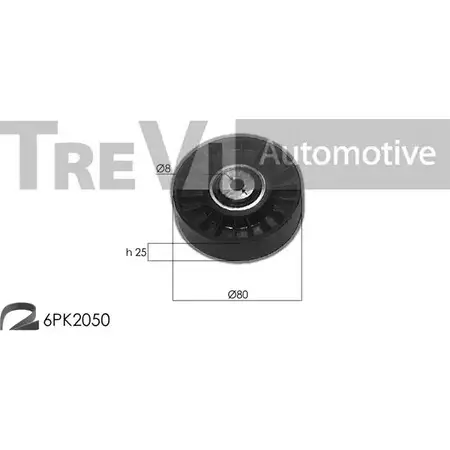 Поликлиновой ременный комплект TREVI AUTOMOTIVE KA 553 RPK3502A KA1002 1194567558 изображение 0