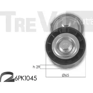 Поликлиновой ременный комплект TREVI AUTOMOTIVE 1194567585 KA1011 RPK3513A KA56 3