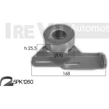 Поликлиновой ременный комплект TREVI AUTOMOTIVE KA56 8 1194567588 KA1012 RPK3517A