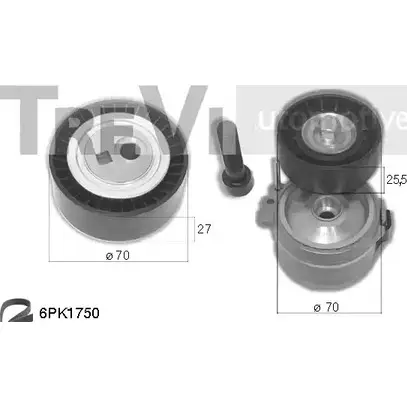Поликлиновой ременный комплект TREVI AUTOMOTIVE KA5 80 RPK3528A 1194567627 KA1023