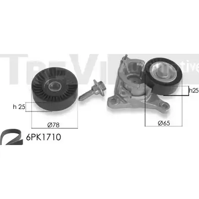 Поликлиновой ременный комплект TREVI AUTOMOTIVE RPK3567A/1 1194567712 KA6 26 KA1048