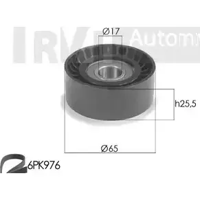 Поликлиновой ременный комплект TREVI AUTOMOTIVE 1194567720 SK3569AF KA1049F RPK356 9AF изображение 0