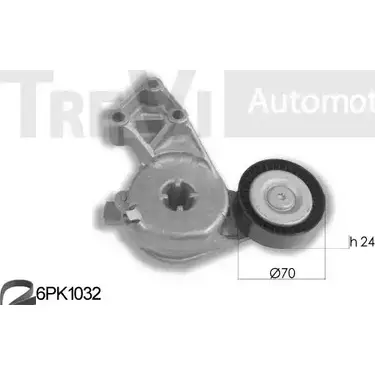 Поликлиновой ременный комплект TREVI AUTOMOTIVE 1194567810 RPK3603A KA66 8 KA1077